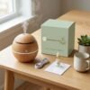 Aromatherapynest home fragrance diffuser unboxing in light wood finish